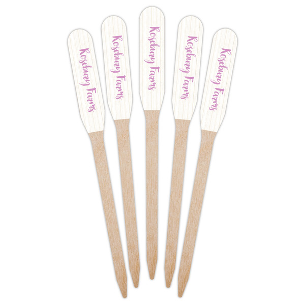 Farm House Wooden Food Pick - Paddle - Fan View