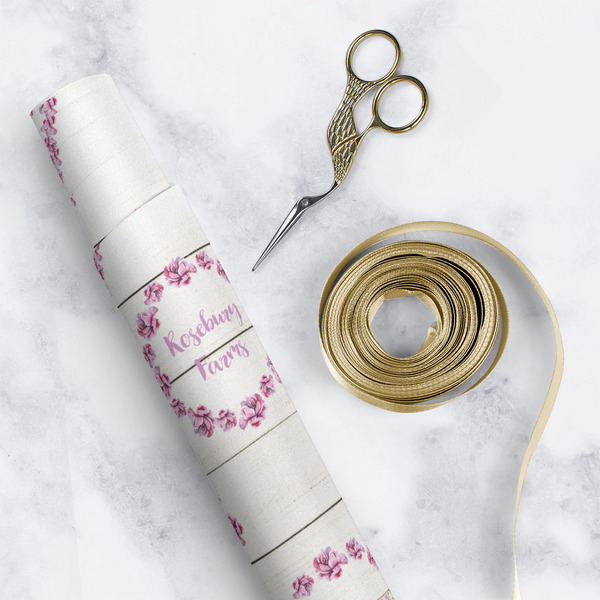 Farm House Wrapping Paper Roll - Matte - In Context