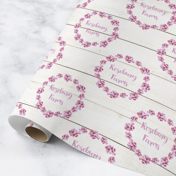 Custom Farm House Wrapping Paper Roll - Medium - Matte (Personalized)
