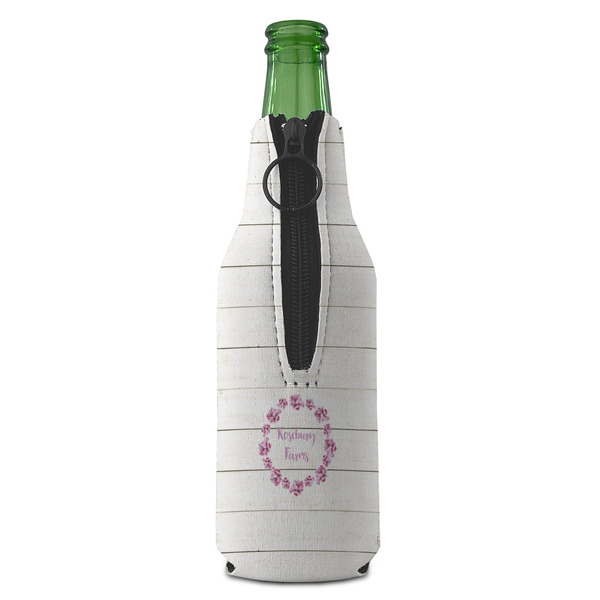 Farm House Zipper Bottle Cooler - BACK (bottle)