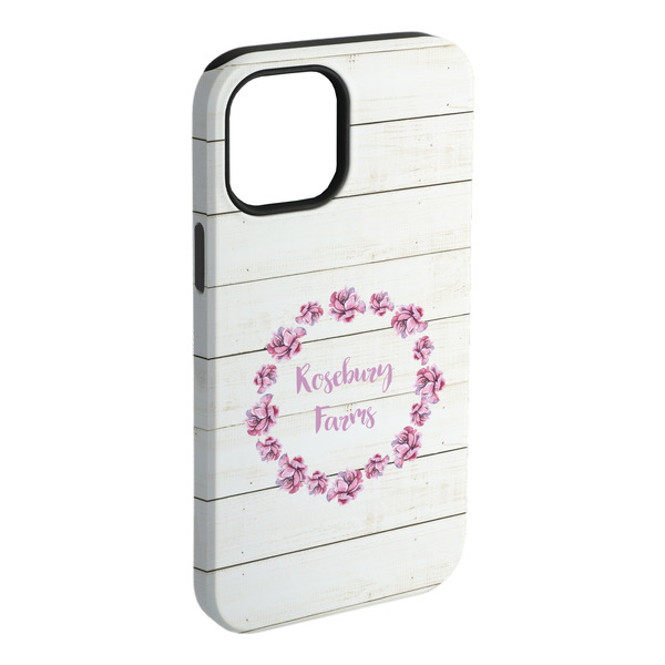 Custom Farm House iPhone Case - Rubber Lined - iPhone 15 Plus (Personalized)