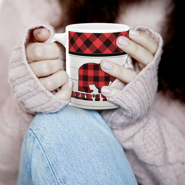 Lumberjack Plaid 11oz Coffee Mug - LIFESTYLE