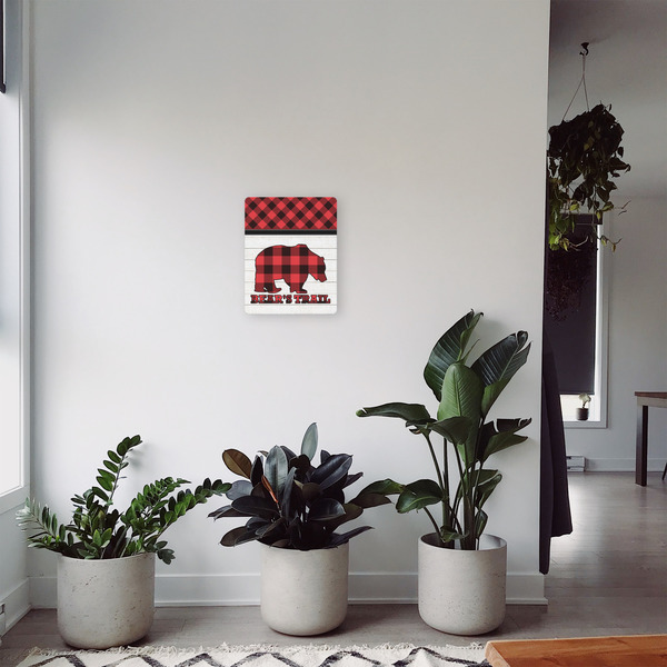 Lumberjack Plaid 11x14 - Canvas Print - In Context