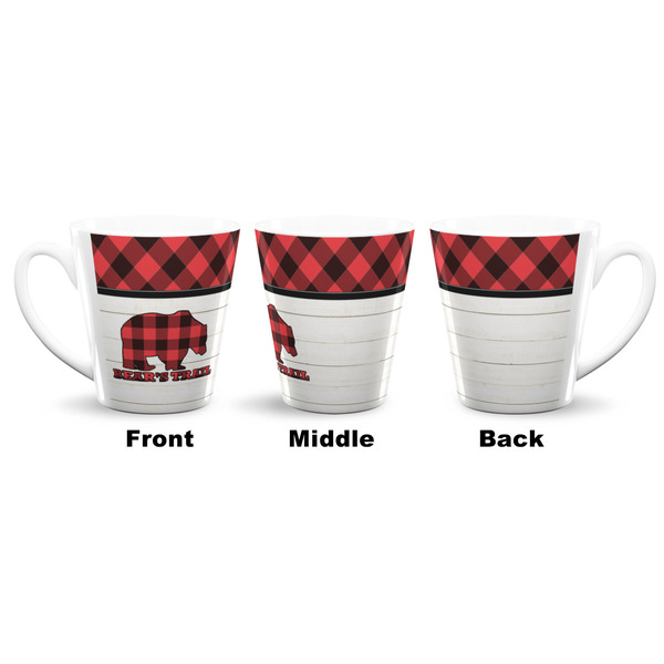 Lumberjack Plaid 12 Oz Latte Mug - Approval