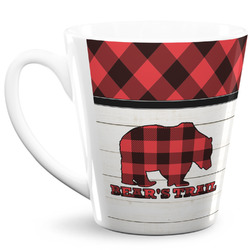 Lumberjack Plaid 12 Oz Latte Mug (Personalized)