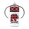 Lumberjack Plaid 12 oz Stainless Steel Sippy Cups - FRONT
