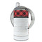 Lumberjack Plaid 12 oz Stainless Steel Sippy Cups - FULL (back angle)