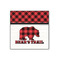 Lumberjack Plaid Wood Print - 12x12 (Personalized)
