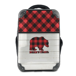 Lumberjack Plaid 15" Hard Shell Backpack (Personalized)