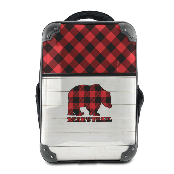 Custom Lumberjack Plaid 15" Hard Shell Backpack (Personalized)