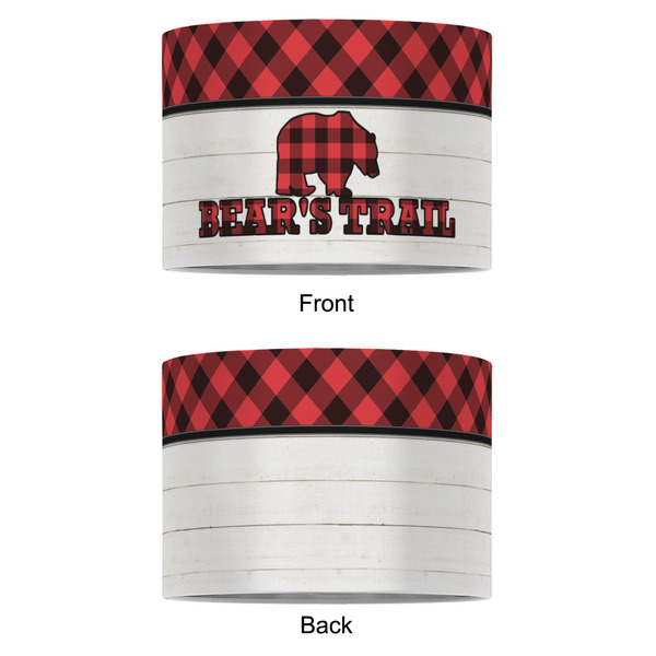 Lumberjack Plaid 16" Drum Lampshade - APPROVAL (Fabric)
