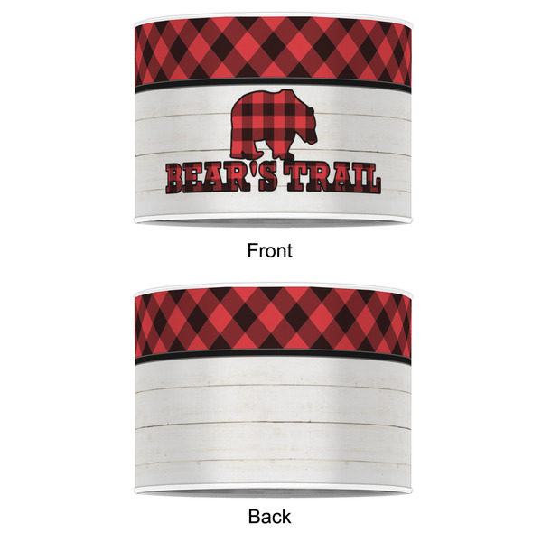 Lumberjack Plaid 16" Drum Lampshade - APPROVAL (Poly Film)