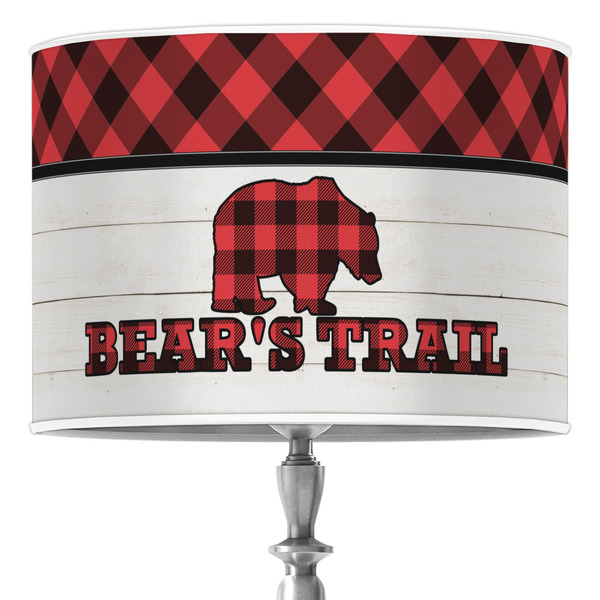 Custom Lumberjack Plaid Drum Lamp Shade (Personalized)