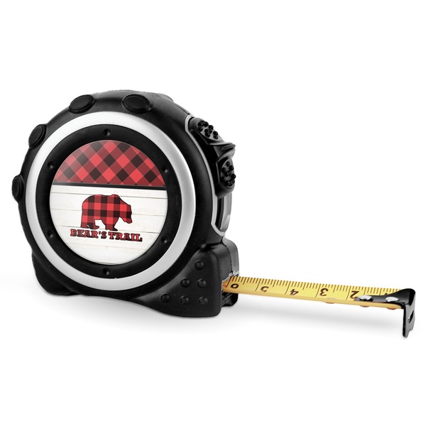 Custom Lumberjack Plaid Tape Measure - 16 Ft (Personalized)