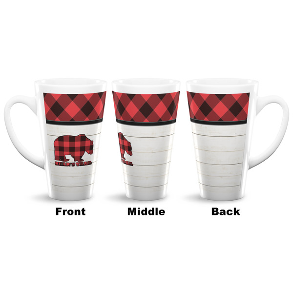 Lumberjack Plaid 16 Oz Latte Mug - Approval