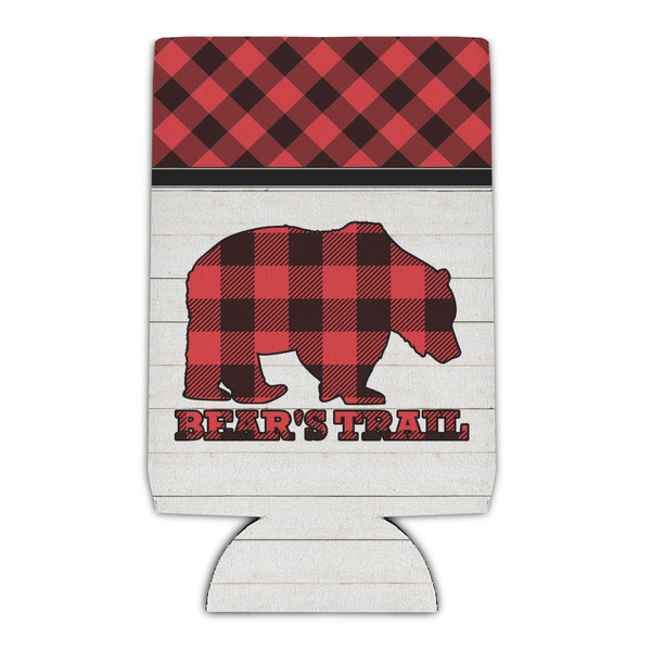 Custom Lumberjack Plaid Can Cooler (Personalized)