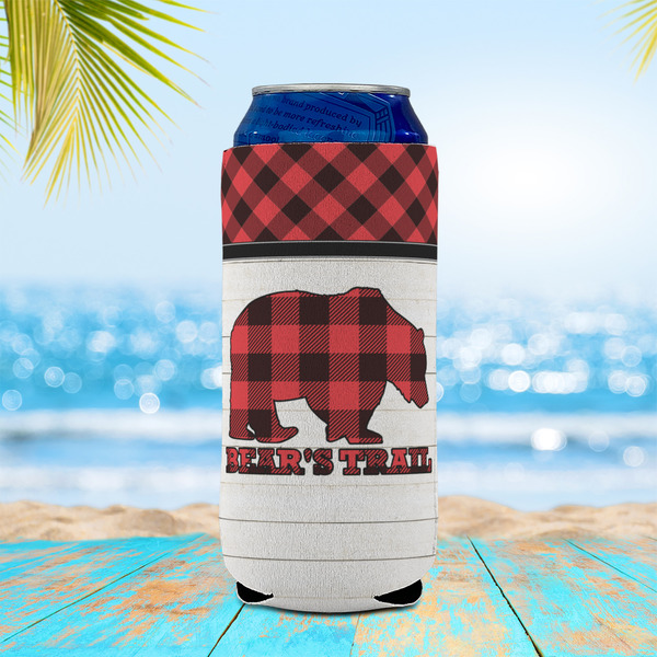 Lumberjack Plaid 16oz Can Sleeve - LIFESTYLE