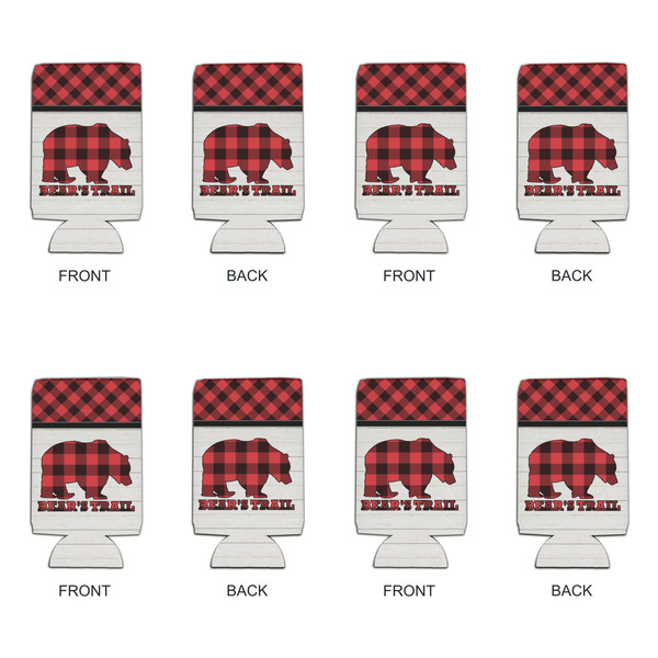 Lumberjack Plaid 16oz Can Sleeve - Set of 4 - APPROVAL