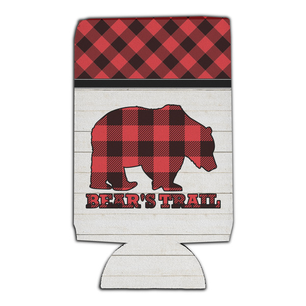 Lumberjack Plaid 16oz Can Sleeve - Set of 4 - FRONT