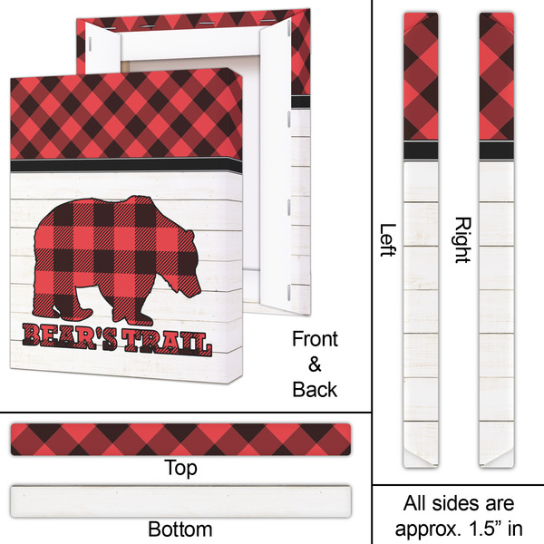 Lumberjack Plaid 16x20 - Canvas Print - Approval