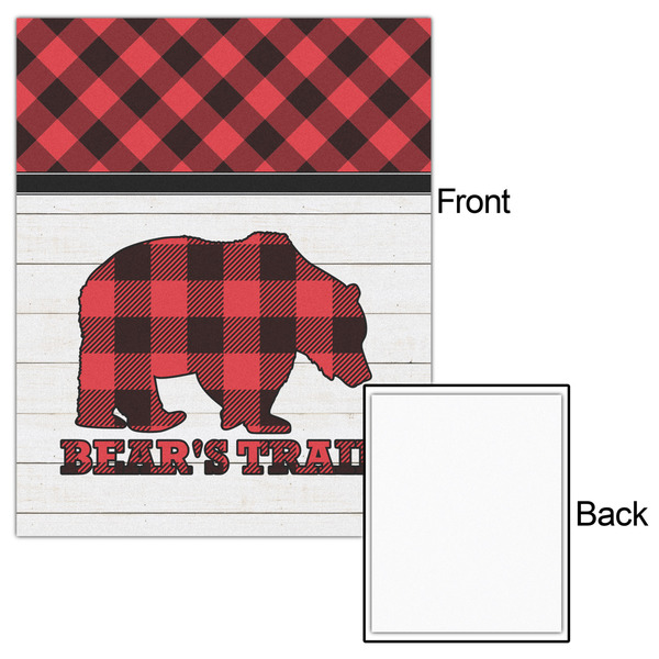 Lumberjack Plaid 16x20 - Matte Poster - Front & Back