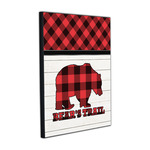 Lumberjack Plaid Wood Prints (Personalized)