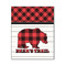 Lumberjack Plaid Wood Print - 16x20 (Personalized)