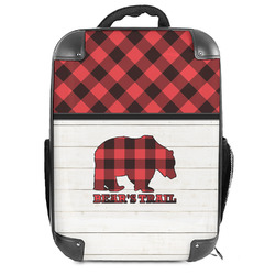 Lumberjack Plaid Hard Shell Backpack (Personalized)