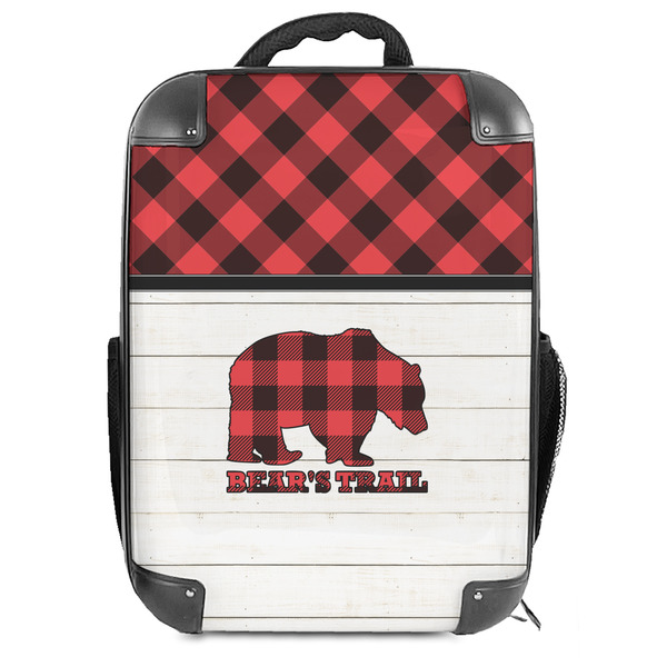 Custom Lumberjack Plaid Hard Shell Backpack (Personalized)