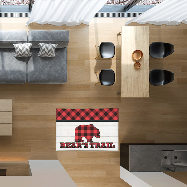 Lumberjack Plaid 2'x3' Indoor Area Rugs - IN CONTEXT