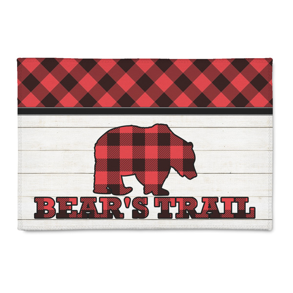 Custom Lumberjack Plaid 2' x 3' Indoor Area Rug (Personalized)