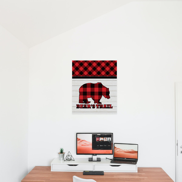 Lumberjack Plaid 20x24 - Matte Poster - On the Wall