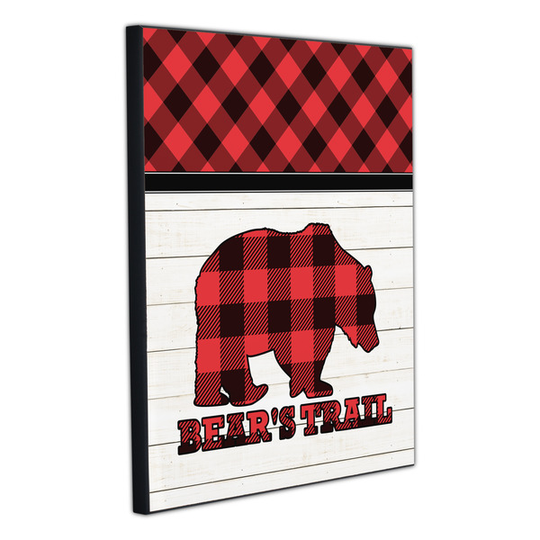 Lumberjack Plaid 20x24 Wood Print - Angle View