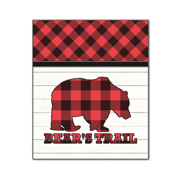 Lumberjack Plaid 20x24 Wood Print - Front View