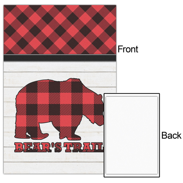 Lumberjack Plaid 20x30 - Matte Poster - Front & Back