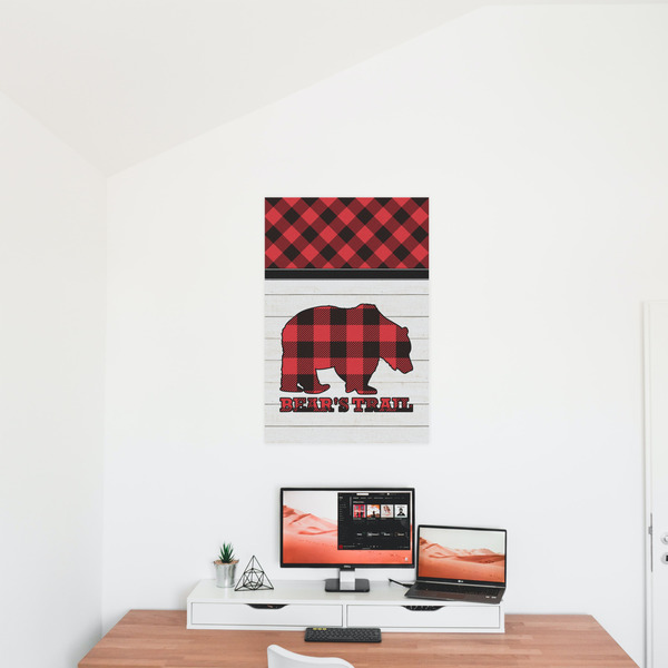 Lumberjack Plaid 20x30 - Matte Poster - On the Wall
