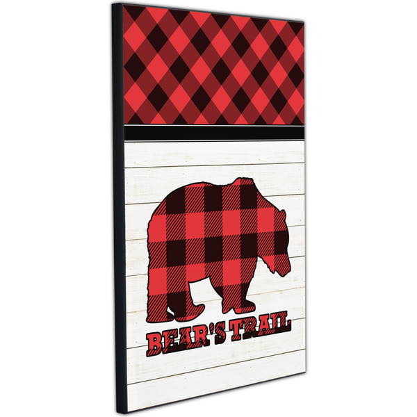 Lumberjack Plaid 20x30 Wood Print - Angle View