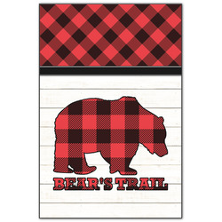 Lumberjack Plaid Wood Print - 20x30 (Personalized)