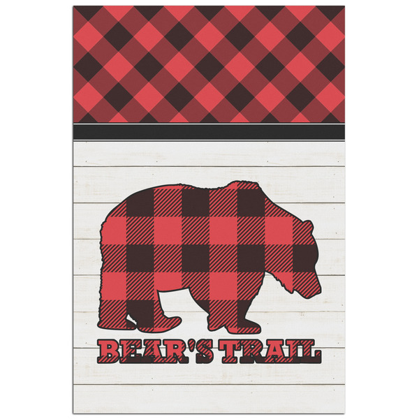 Custom Lumberjack Plaid Poster - Matte - 24x36 (Personalized)