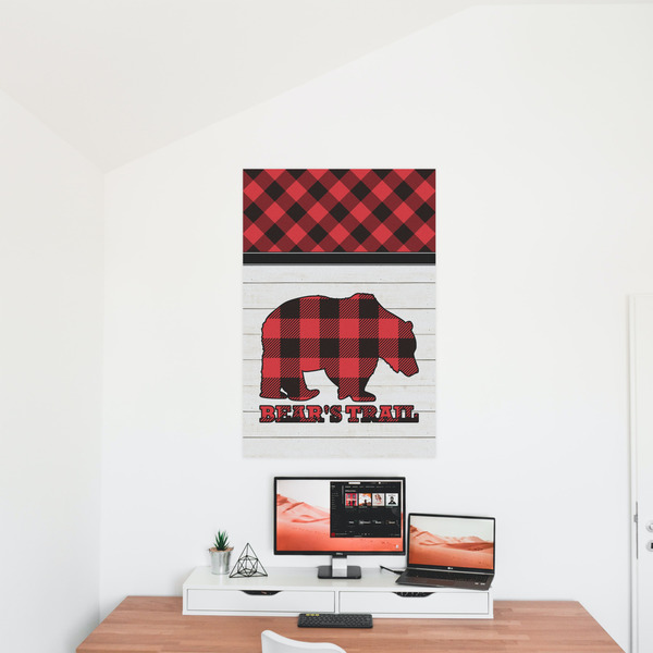 Lumberjack Plaid 24x36 - Matte Poster - On the Wall