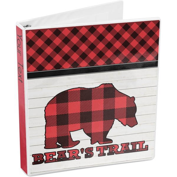 Lumberjack Plaid 3-Ring Binder 3/4 - Main