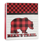 Lumberjack Plaid 3-Ring Binder - 1 inch (Personalized)