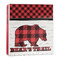 Lumberjack Plaid 3-Ring Binder - 1 inch (Personalized)