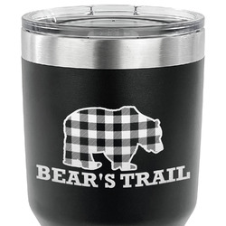 Lumberjack Plaid 30 oz Stainless Steel Tumbler (Personalized)