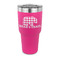 Lumberjack Plaid 30 oz Stainless Steel Tumbler - Pink - Single Sided (Personalized)