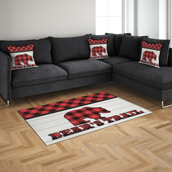 Lumberjack Plaid 4'x6' Indoor Area Rugs - IN CONTEXT