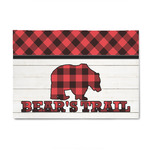Lumberjack Plaid 4' x 6' Indoor Area Rug (Personalized)