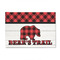 Lumberjack Plaid 4' x 6' Indoor Area Rug (Personalized)