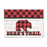 Lumberjack Plaid 4' x 6' Patio Rug (Personalized)