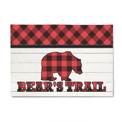 Lumberjack Plaid 4' x 6' Patio Rug (Personalized)